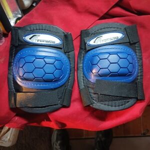 Blue and Black Knee Pads